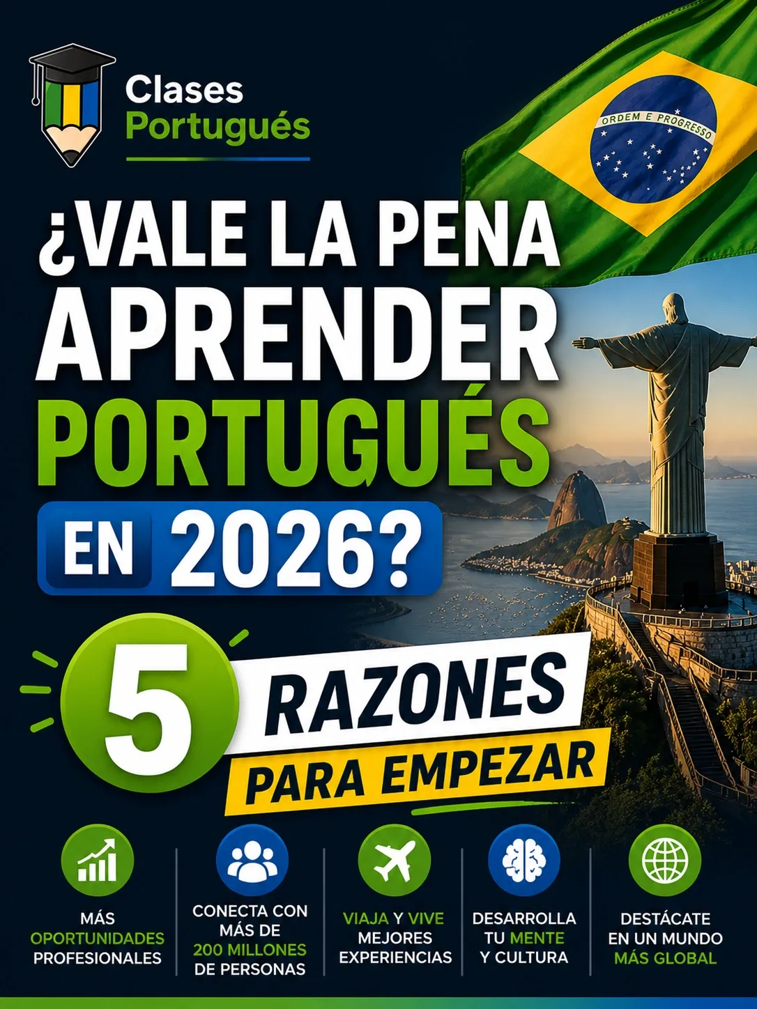 2026: ¿Vale la pena aprender portugués? 5 razones para empezar ya