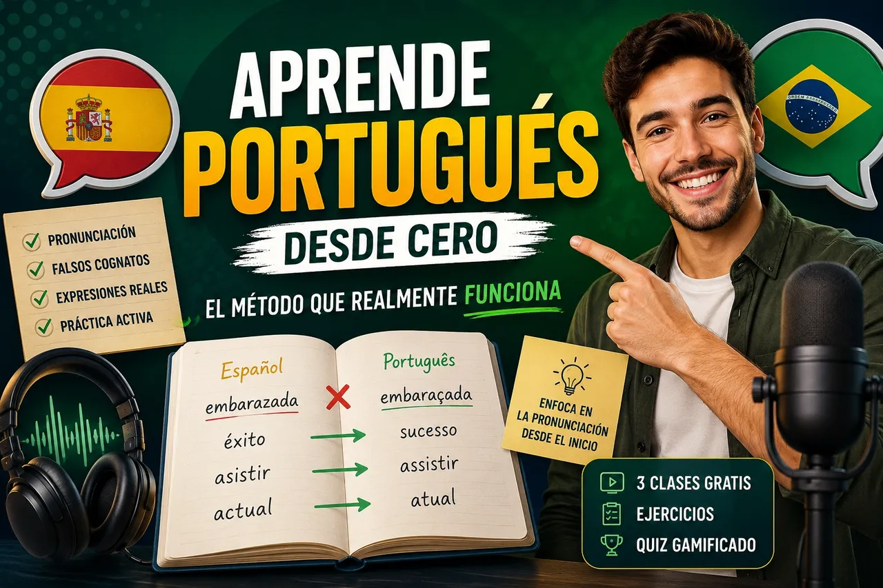 Como aprender português do zero? (mesmo se nunca estudou antes)