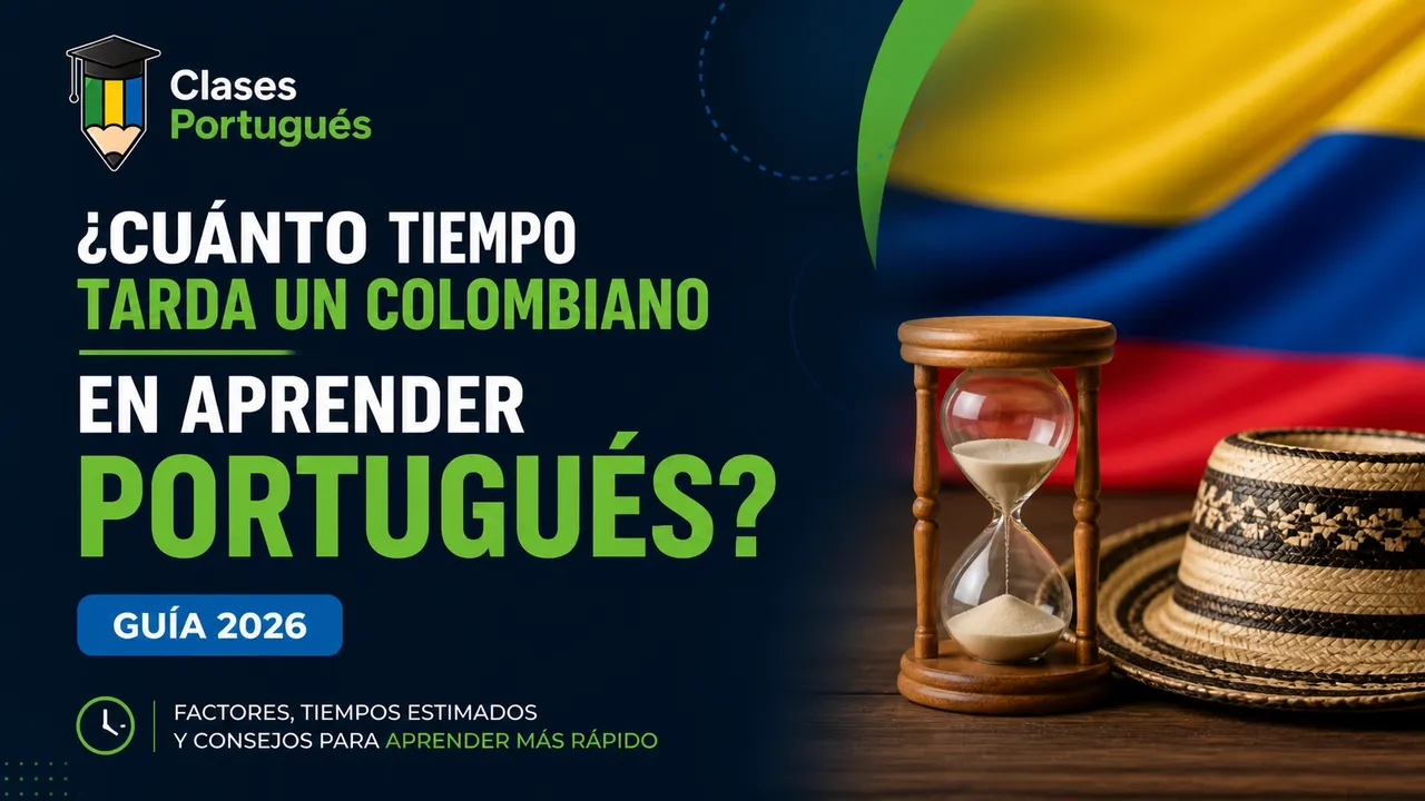 ¿Cuánto tiempo tarda un colombiano en aprender portugués?