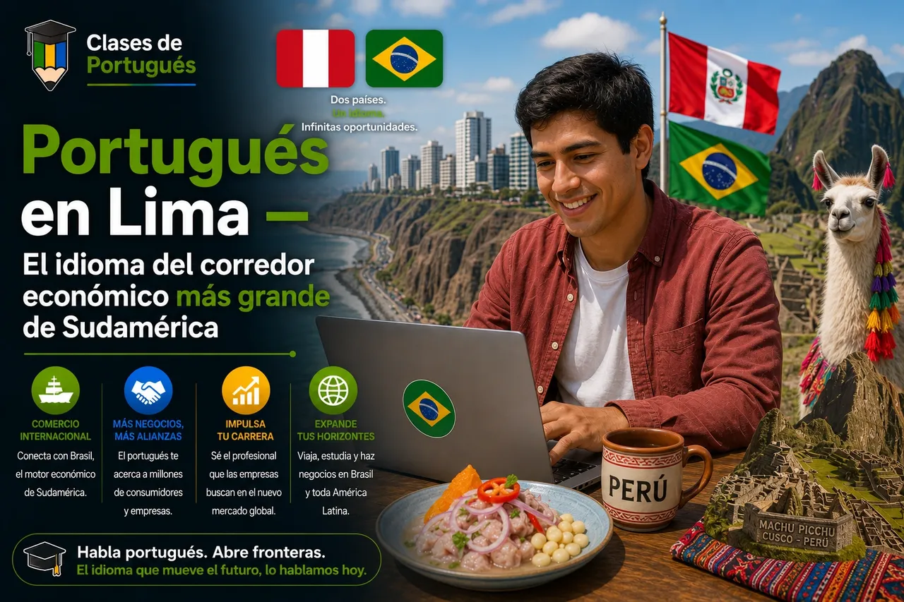 ¿Por qué el portugués es clave en el corredor económico de Lima?