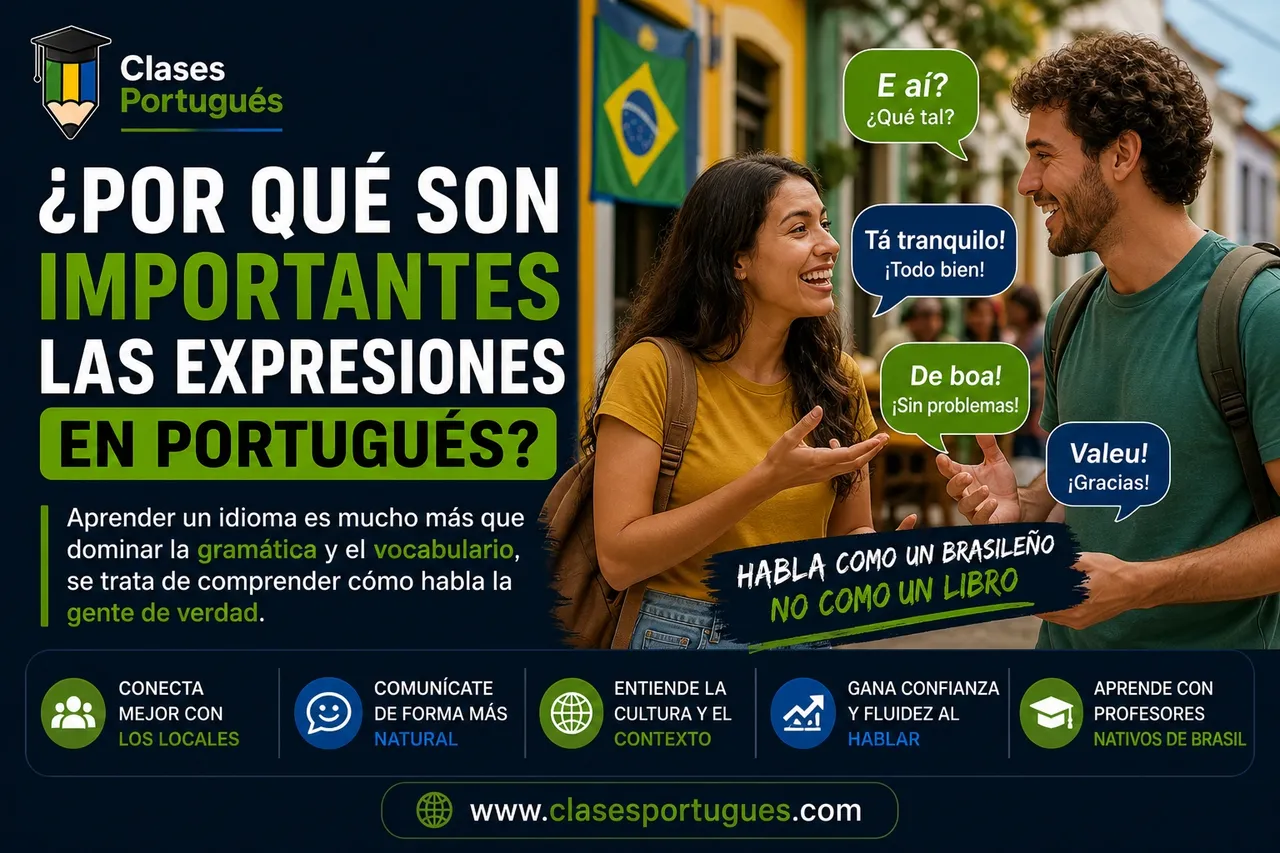 ¿Por qué son importantes las expresiones en portugués?